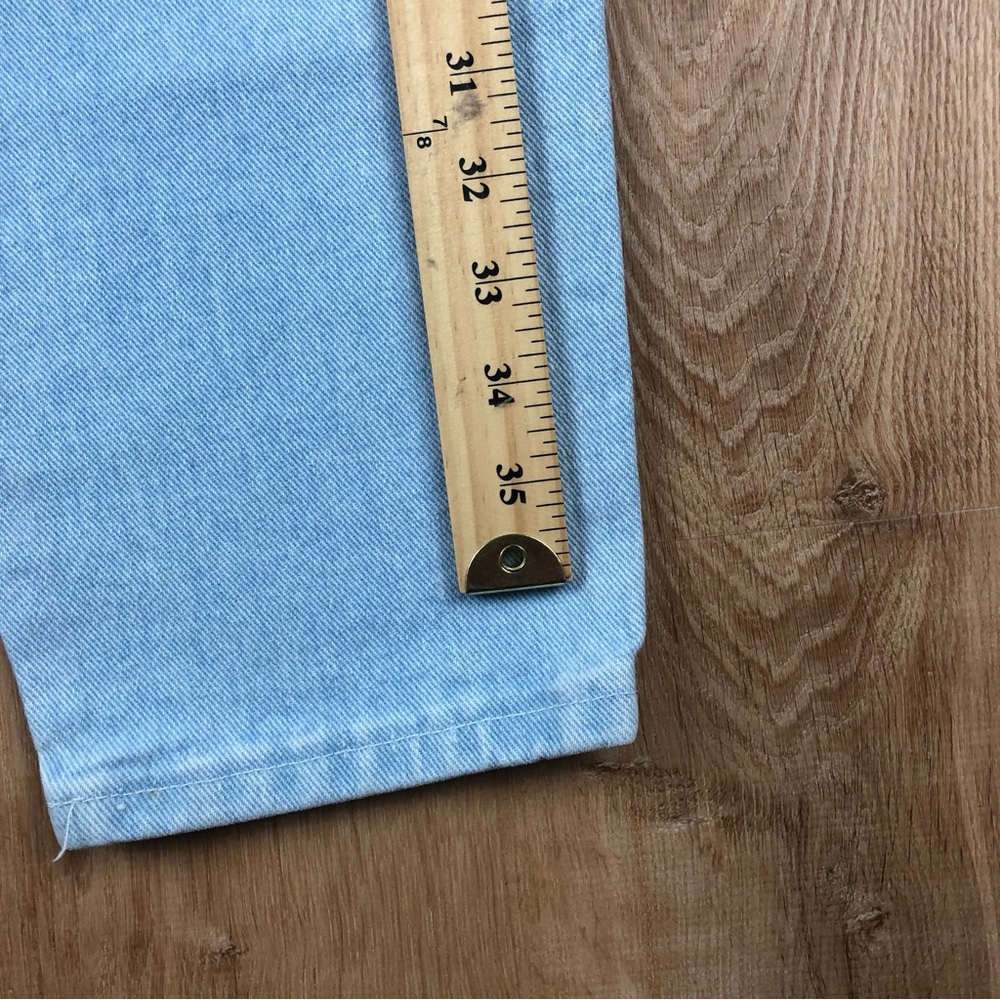 CHIC Light Blue Denim 80s Vintage Jeans - Picture 6 of 10
